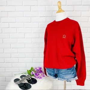 Tommy Hilfiger Vintage Red Sweater